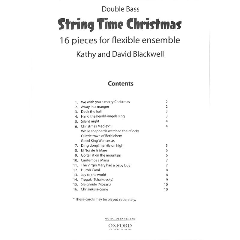 Titelbild für 978-0-19-352809-3 - String time christmas