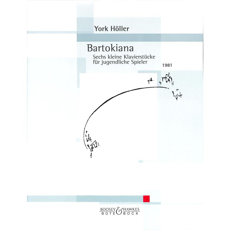 Titelbild für BOTE 3558 - Bartokiana | 6 kleine Klavierstücke für jugendliche Spieler