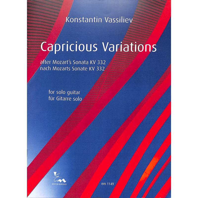 Titelbild für EM 1149 - Capricious Variations nach Mozarts Sonate KV 332