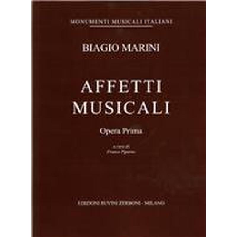 Titelbild für ESZ 10087 - Affetti musicali