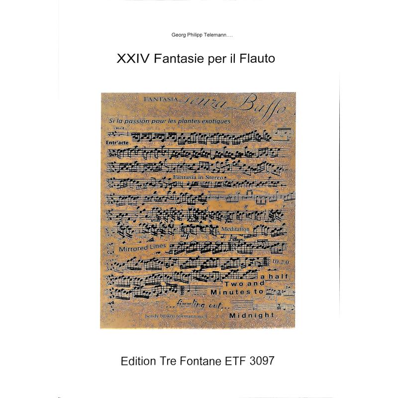 Titelbild für ETF 3097 - 24 Fantasie per il Flauto | 24 Fantasien
