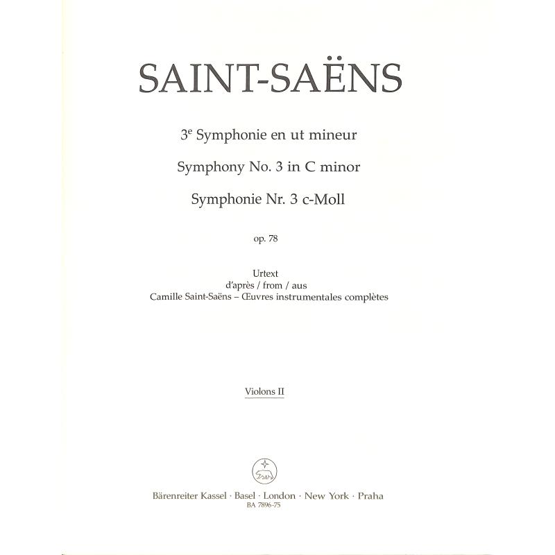 Titelbild für BA 7896-75 - Sinfonie 3 op 78