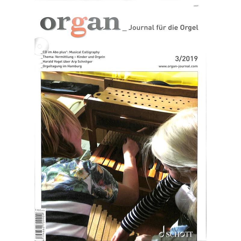 Titelbild für ORGA 201903 - Organ - Journal für die Orgel 3/2019