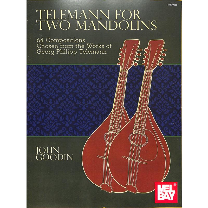 Titelbild für MB 30653 - Telemann for two Mandolins
