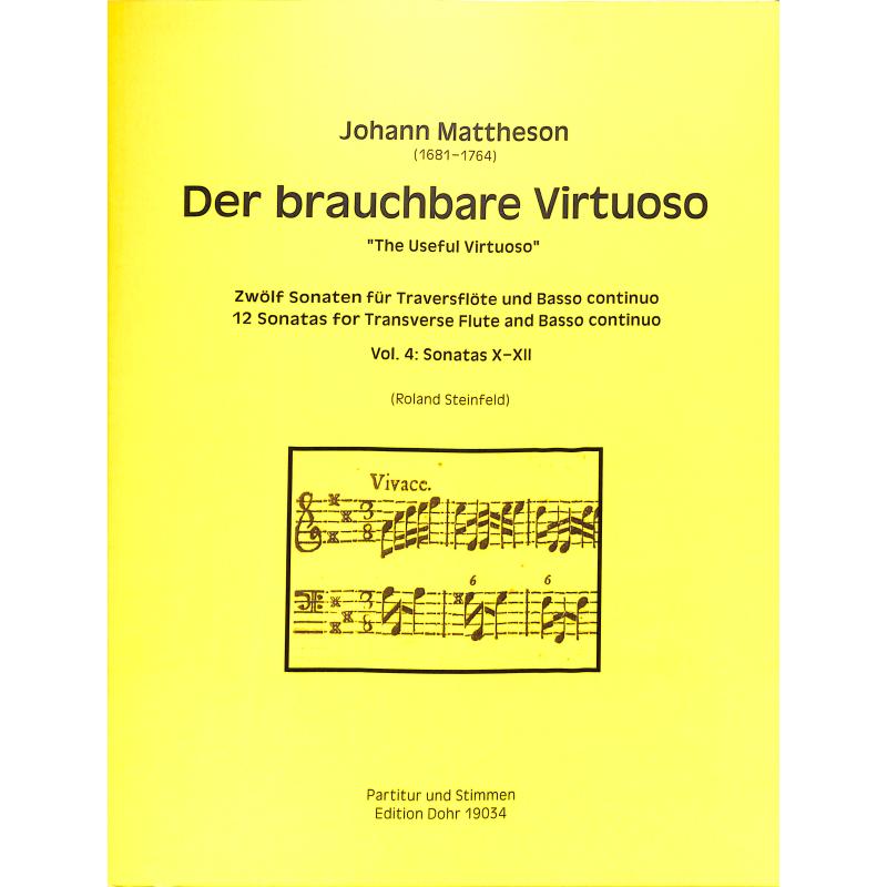 Titelbild für DOHR 19034 - Der brauchbare Virtuoso | 12 Sonaten