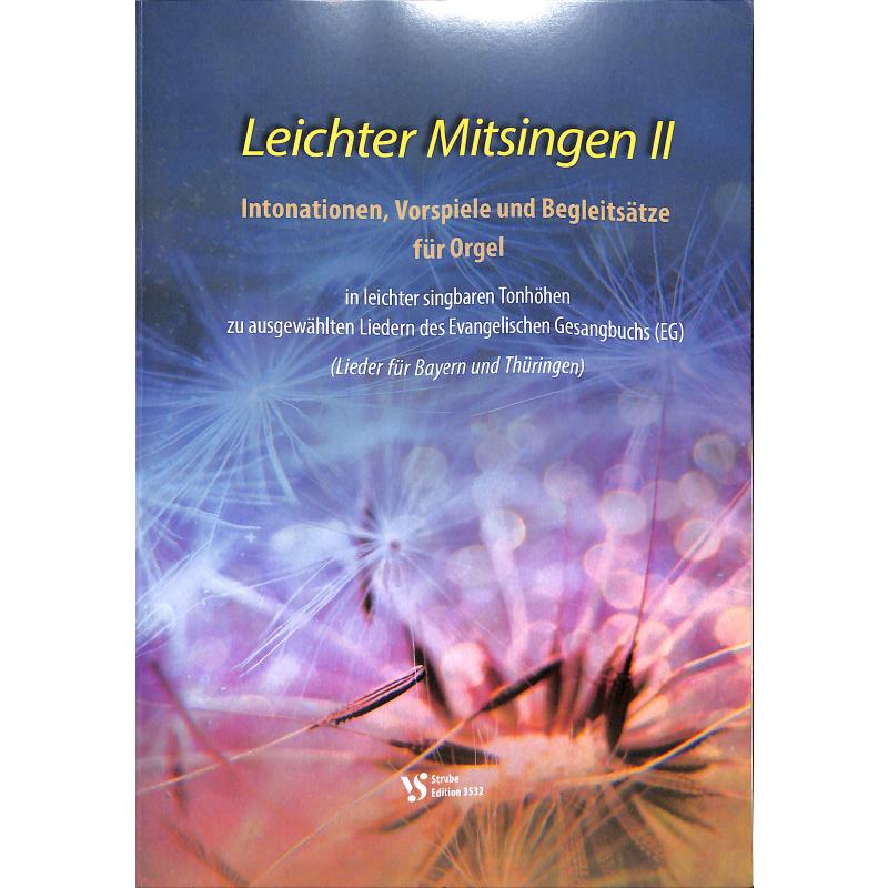 Titelbild für VS 3532 - Leichter Mitsingen 2 | Intonationen Vorspiele und Begleitsätze