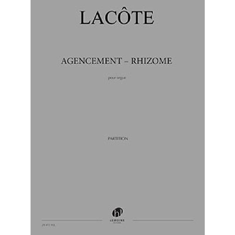 Titelbild für LEMOINE 29472 - Agencement Rhizome