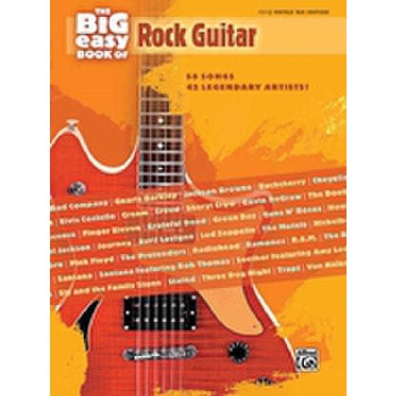 Titelbild für HL 322180 - The big easy book of Rock Guitar