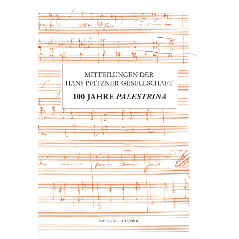 Titelbild für ARE 2271 - 100 Jahre Palestrina