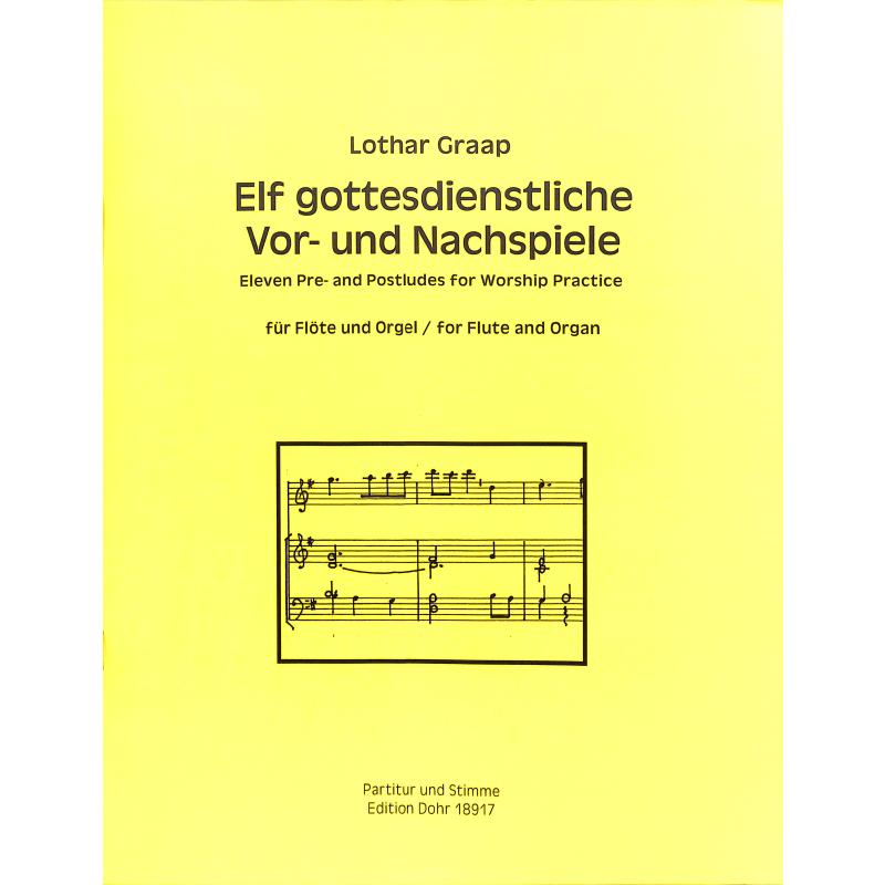 Titelbild für DOHR 18917 - 11 gottesdienstliche Vor und Nachspiele