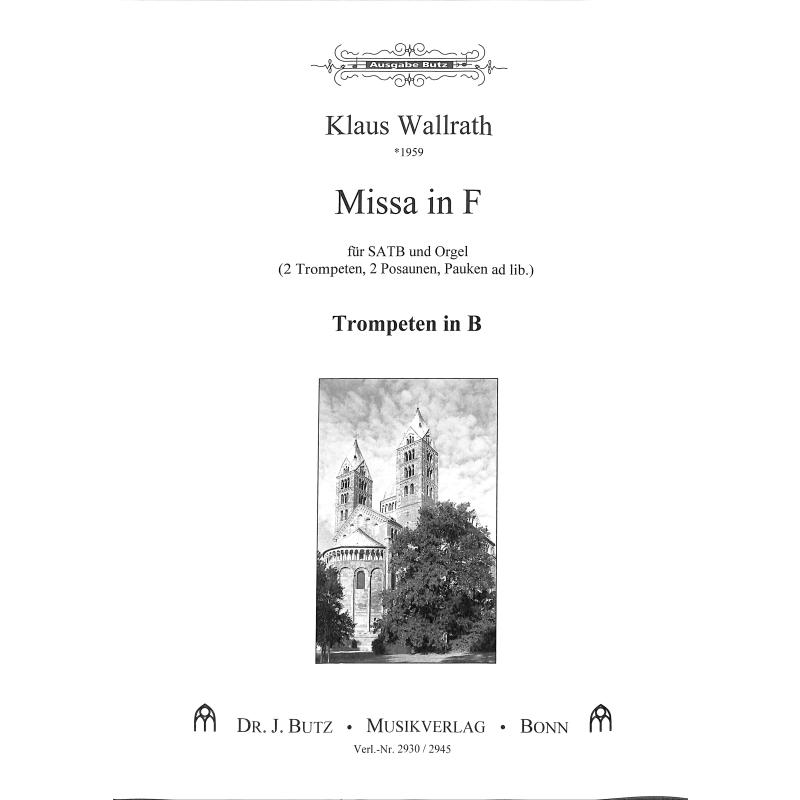 Titelbild für BUTZ 2930A-SET - Missa in F