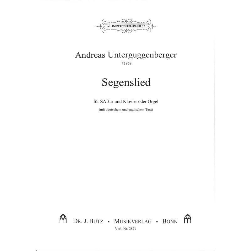 Titelbild für BUTZ 2873 - Segenslied