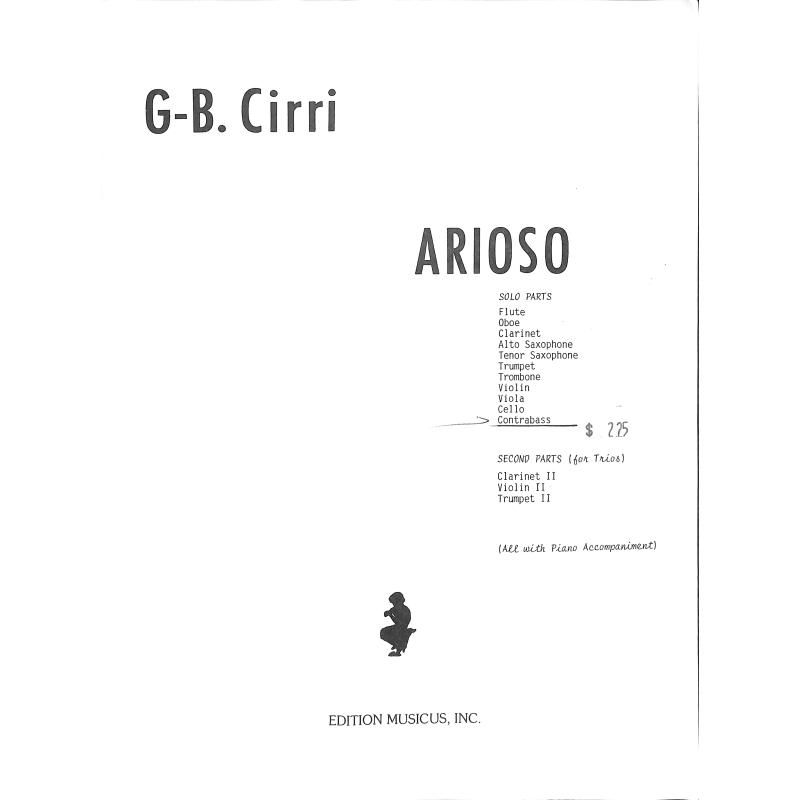 Titelbild für MUSICUS 289XG - Arioso