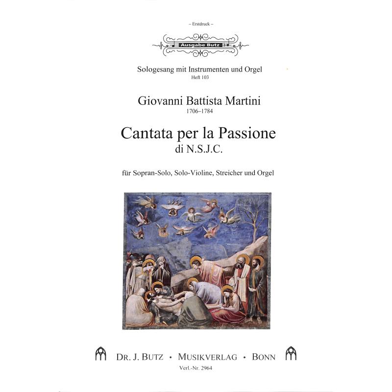 Titelbild für BUTZ 2964 - Cantata per la passione di N S J C