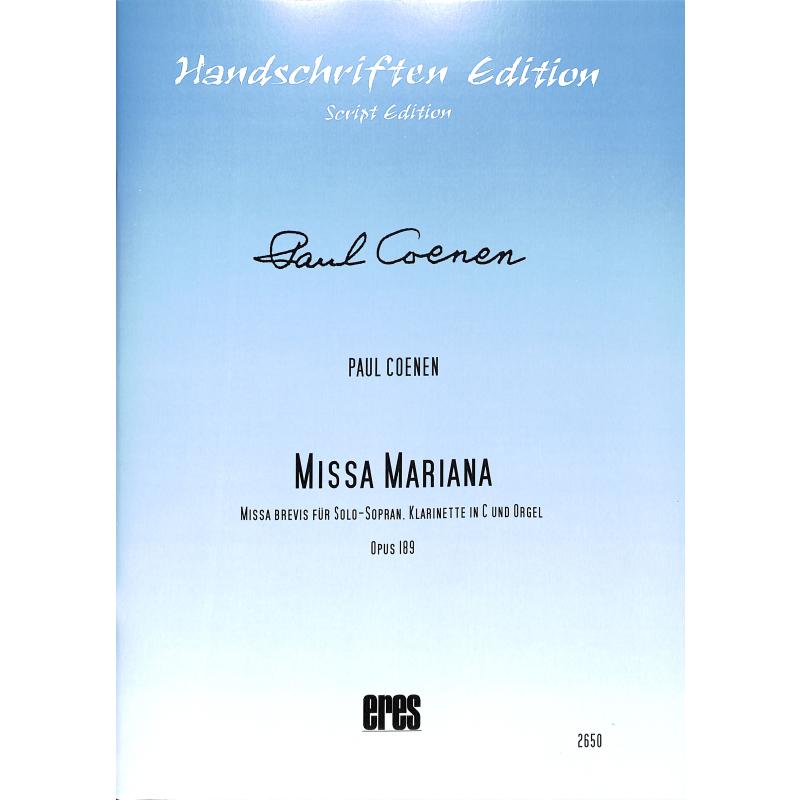 Titelbild für ERES 2650 - Missa mariana