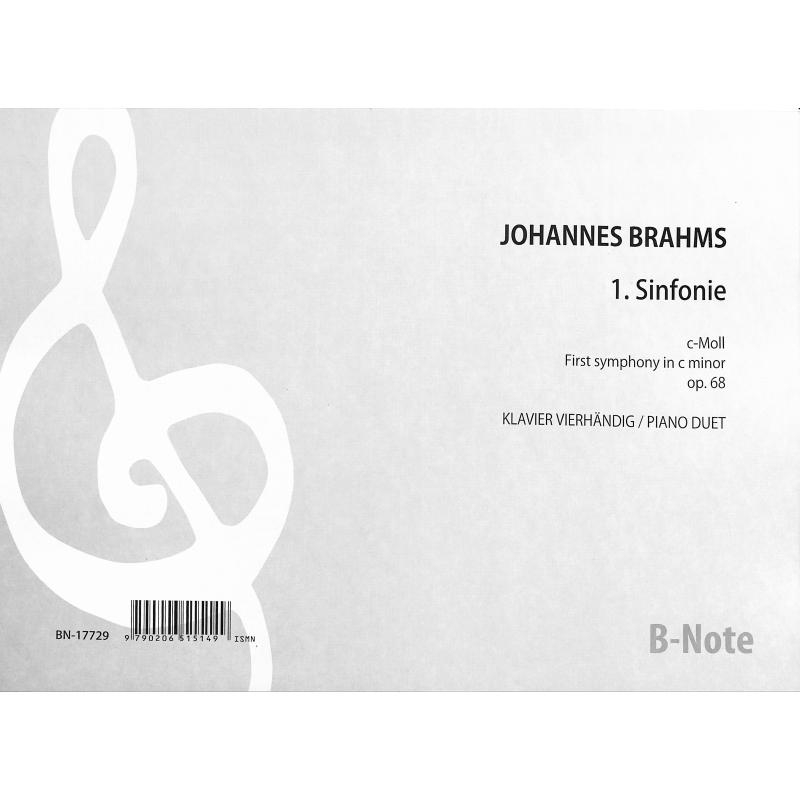Titelbild für BNOTE -BN17729 - Sinfonie 1 c-moll op 68