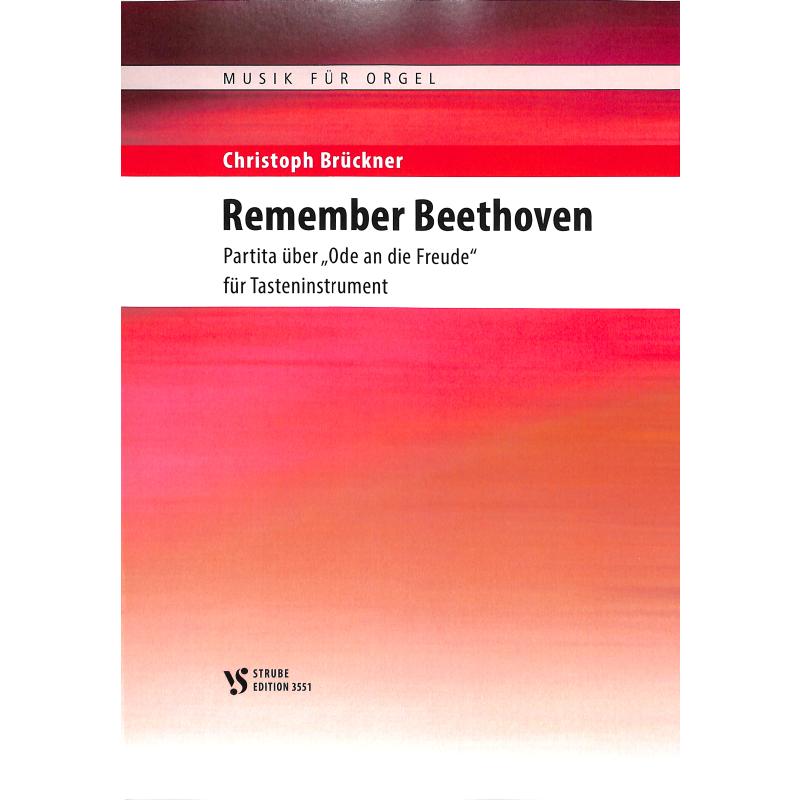 Titelbild für VS 3551 - Remember Beethoven | Partita über Ode an die Freude