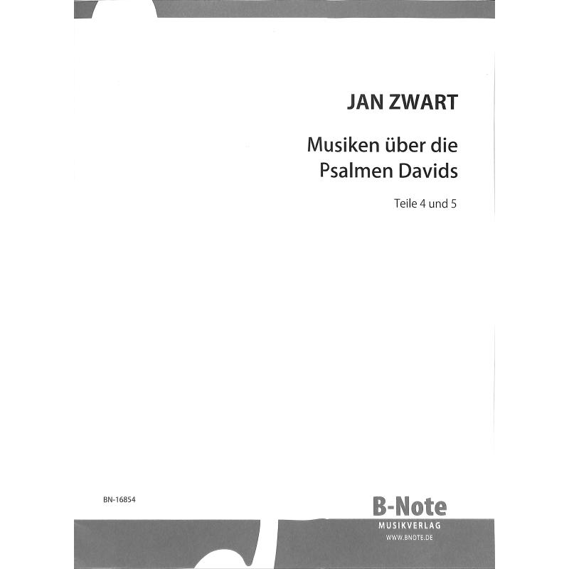 Titelbild für BNOTE -BN16854 - Musik über die Psalmen Davids 4 + 5