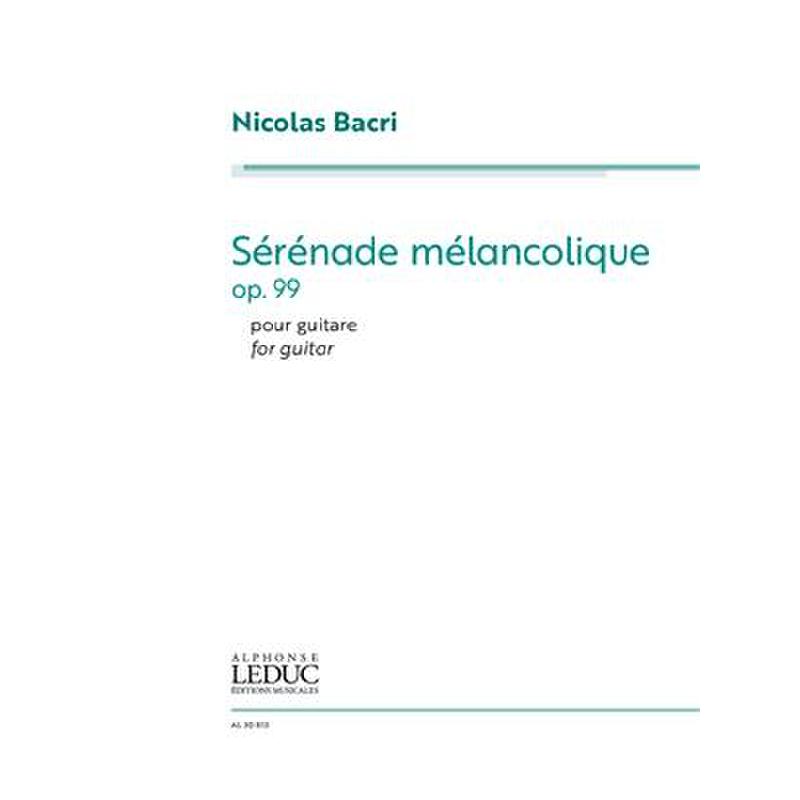 Titelbild für AL 30813 - Serenade malancolique