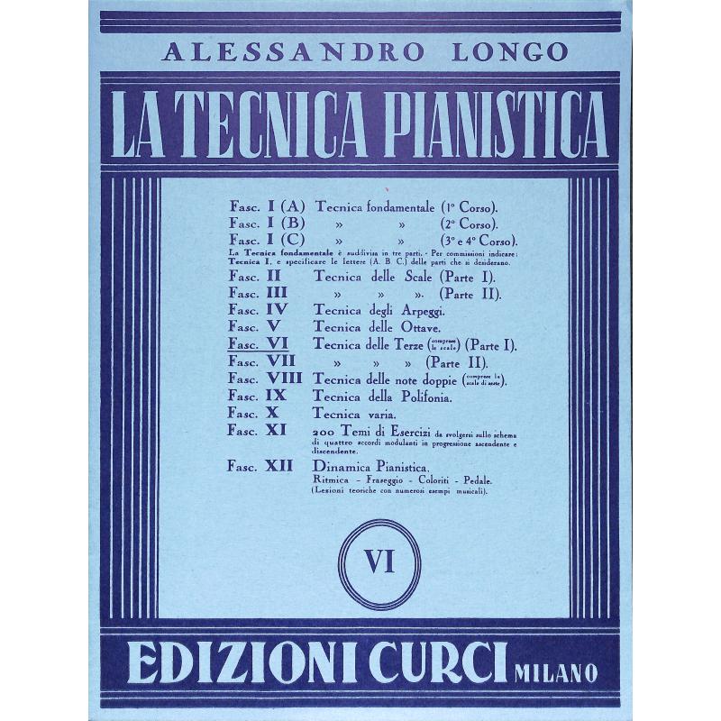 Titelbild für CURCI 3286 - La technica pianistica 6