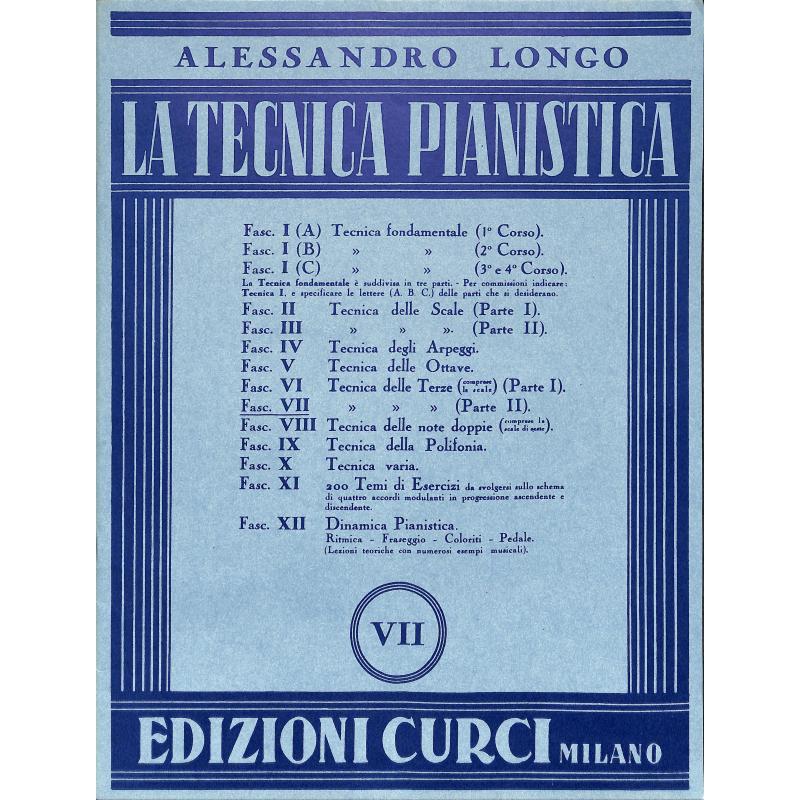 Titelbild für CURCI 3190 - La technica pianistica 7