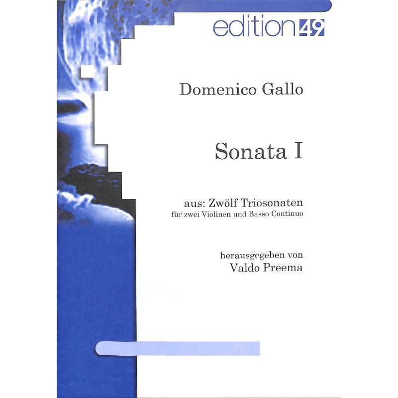 Titelbild für EDIT 10083-01 - Sonata 1 G-Dur