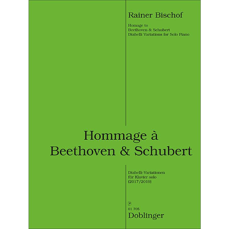 Titelbild für DO 01705 - Hommage a Beethoven + Schubert | Diabelli Variationen
