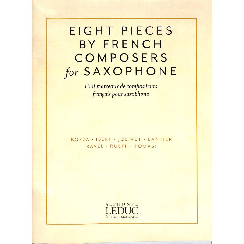 Titelbild für AL 30843 - 8 pieces by french composers