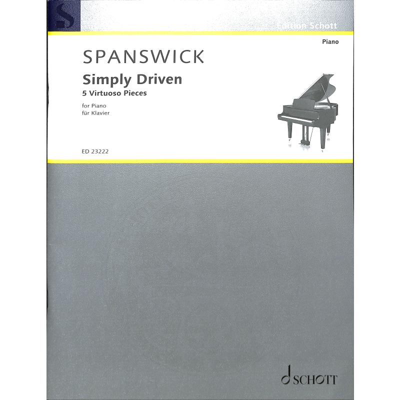 Titelbild für ED 23222 - Simply driven | 5 Virtuoso pieces