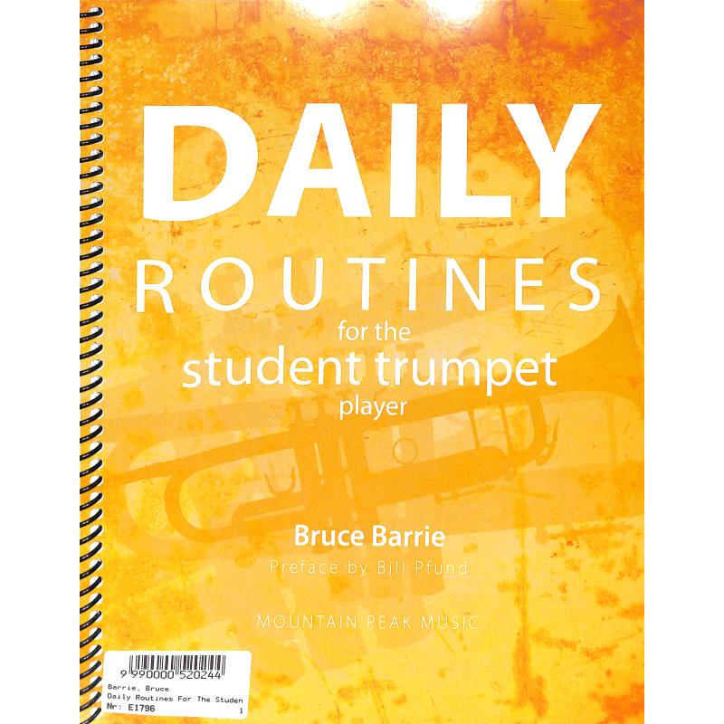 Titelbild für KOEBL -E1796 - Daily routines for the student trumpet player