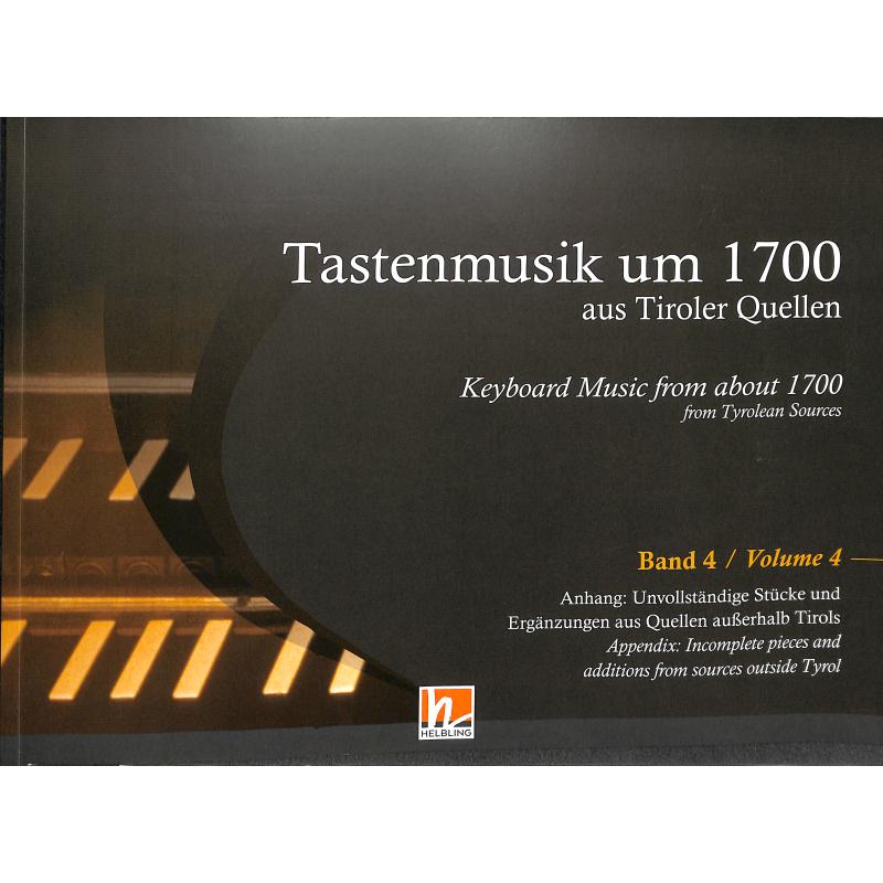 Titelbild für HELBL -W8282 - Tastenmusik um 1700 aus Tiroler Quellen 4