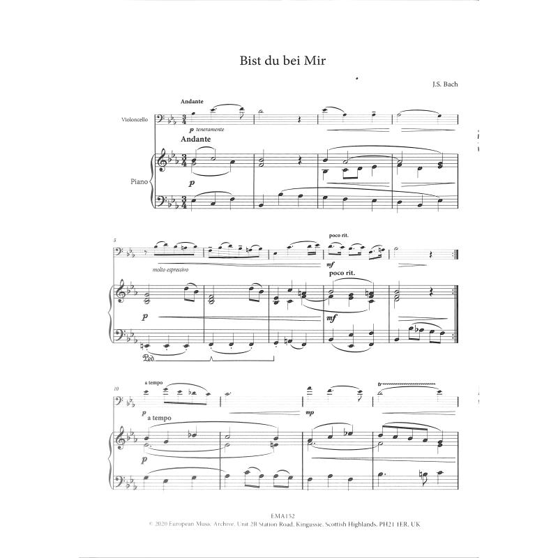 Notenbild für SPARTAN -EMA152 - Bist du bei mir