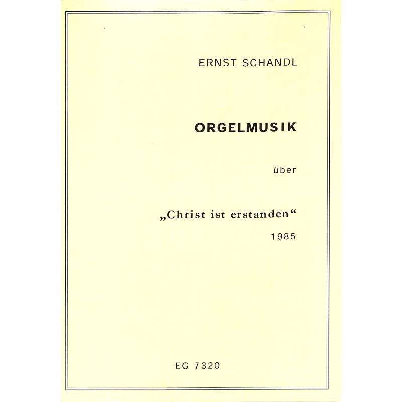 Titelbild für GOLDGRUBER 7320 - Orgelmusik über Christ ist erstanden