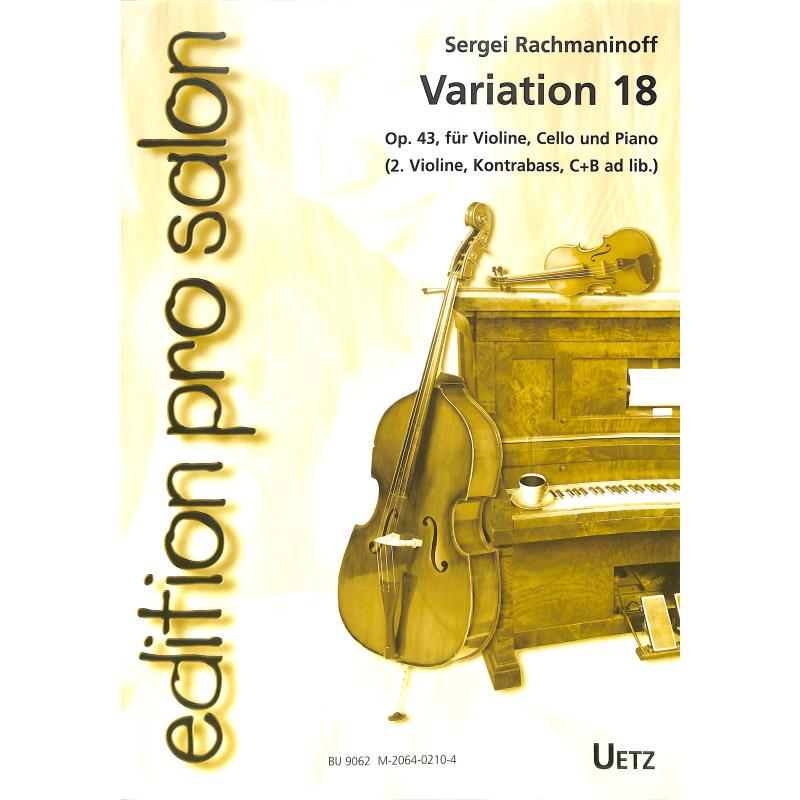 Titelbild für UETZ 9062 - Variation 18 (Paganini Rhapsodie op 43)