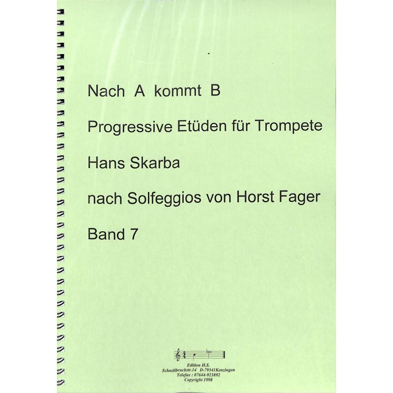 Titelbild für HS -TR-9007 - Progressive Etüden 7