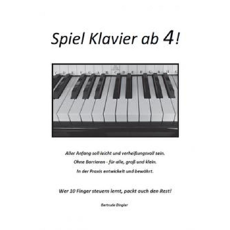Titelbild für KLAVAB 4 - Spiel Klavier ab 4