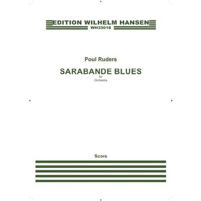 Titelbild für WH 33018 - Sarabande blues