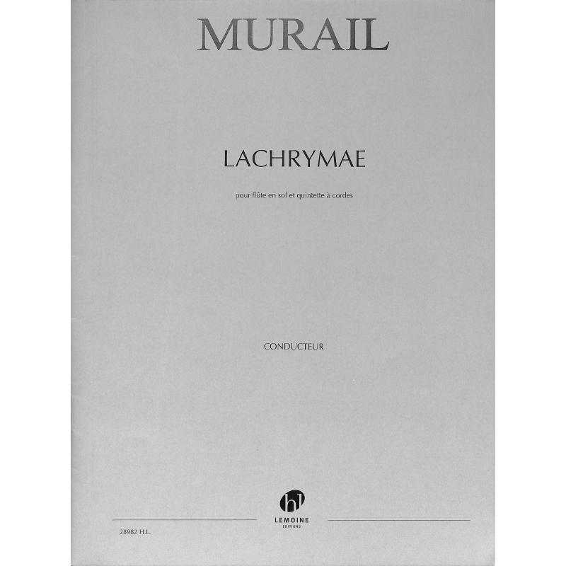 Titelbild für LEMOINE 28982 - Lachrymae