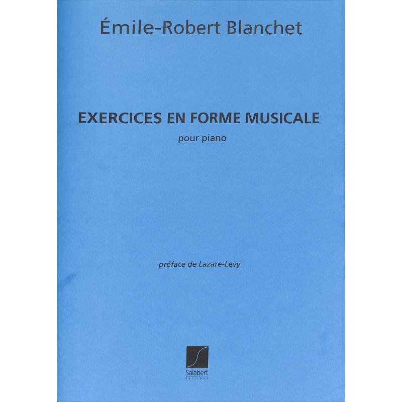 Titelbild für SLB 4197 - Exercices en forme musicale