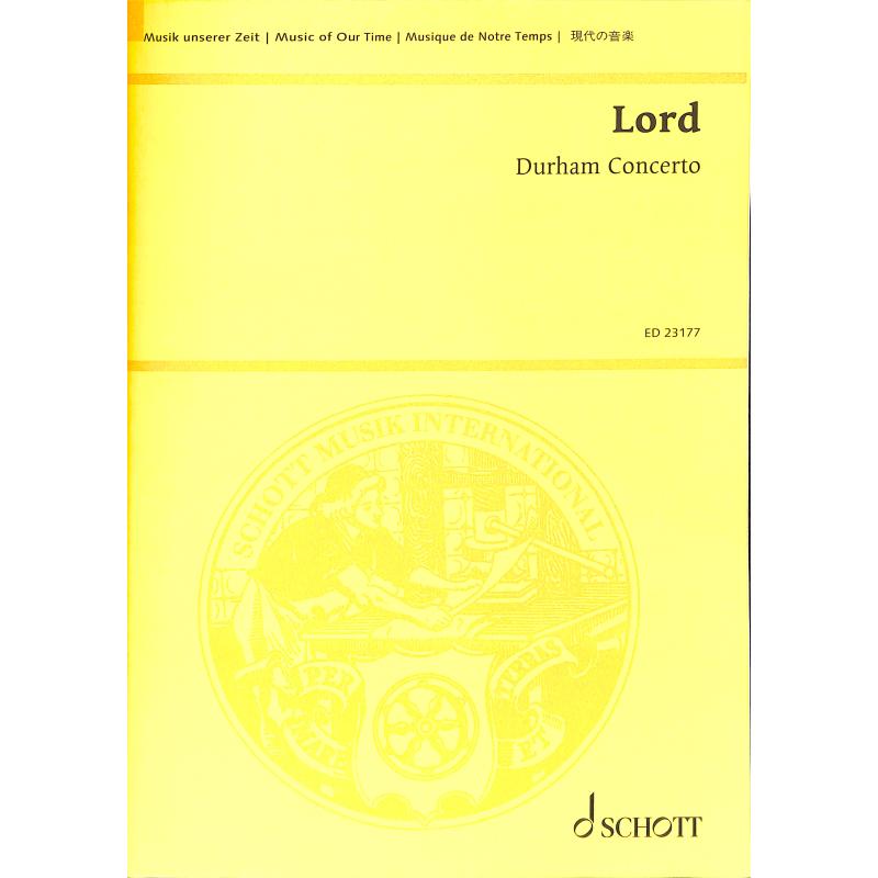 Titelbild für ED 23177 - Durham Concerto
