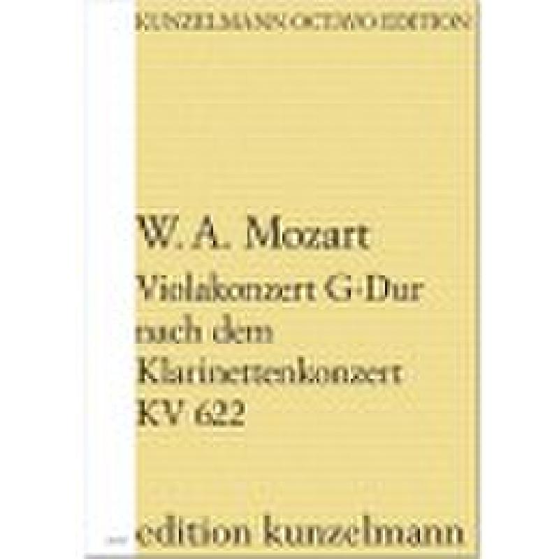 Titelbild für OCT 10345 - Konzert A-Dur KV 622 | Konzert G-Dur