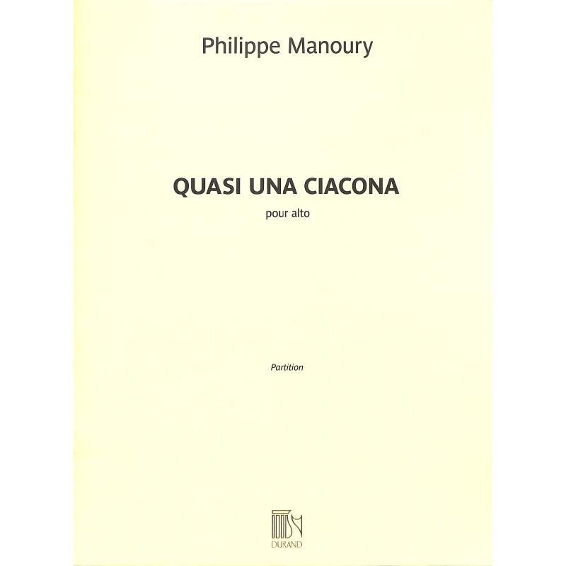 Titelbild für DF 16479 - Quasi una ciacona