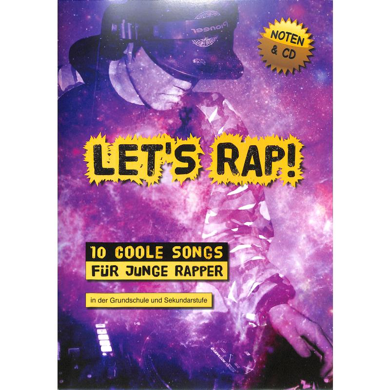 Titelbild für 978-3-924856-16-8 - Let's rap | 10 coole Songs für junge Rapper