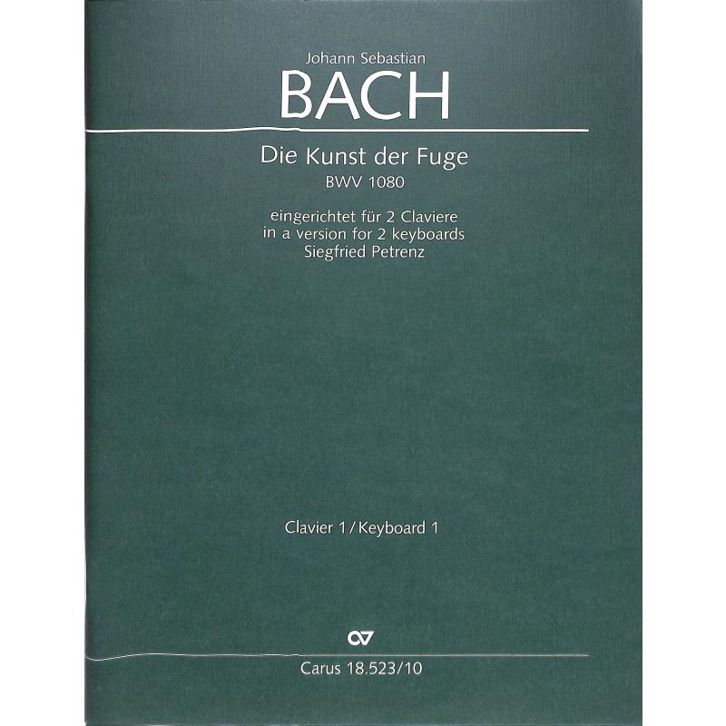 Titelbild für CARUS 18523-10 - Die Kunst der Fuge BWV 1080