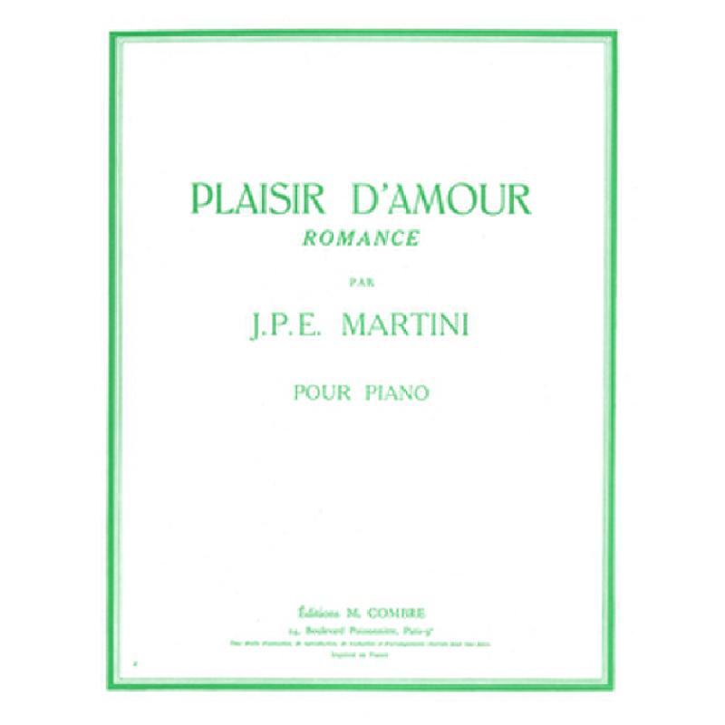 Titelbild für COMBRE 01316 - Plaisir d'amour