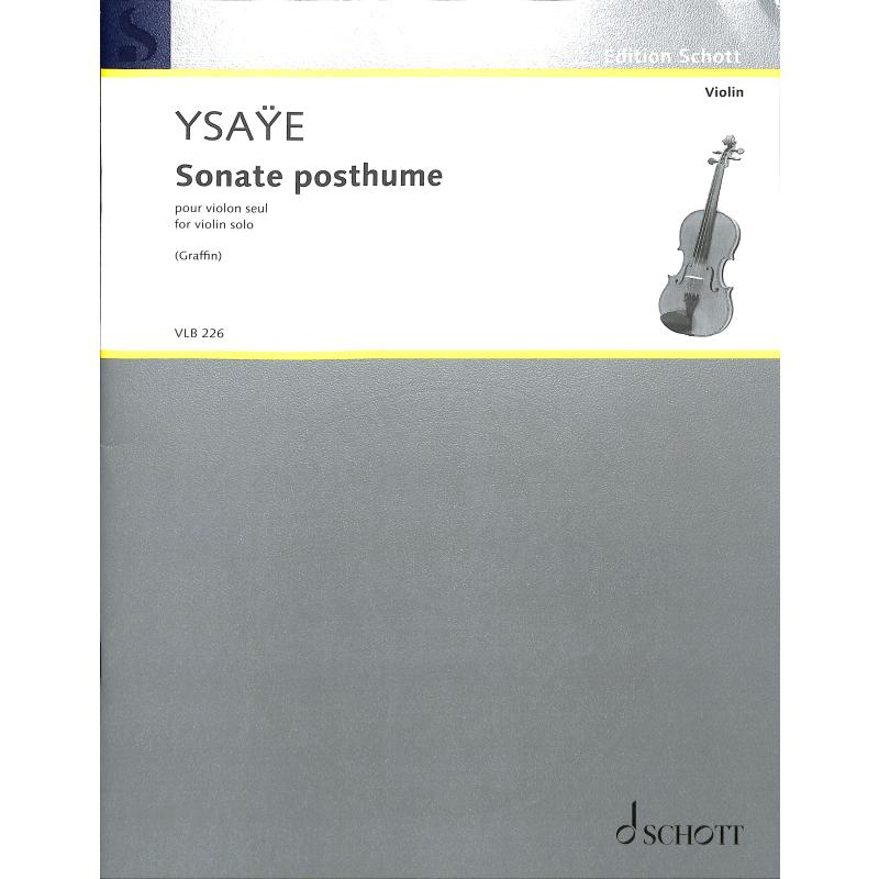 Titelbild für VLB 226 - Sonate posthume