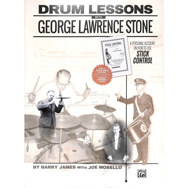 Titelbild für ALF 48598 - Drum lessons with George Lawrence Stone