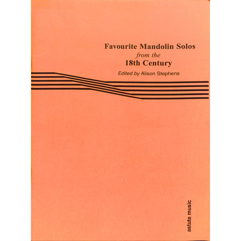 Titelbild für ASTUTE 514-37 - Favourite Mandolin solos from the 18th Century