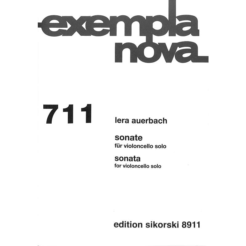 Titelbild für SIK 8911 - Sonate