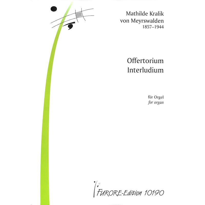 Titelbild für FUE 10190 - Offertorium Interludium